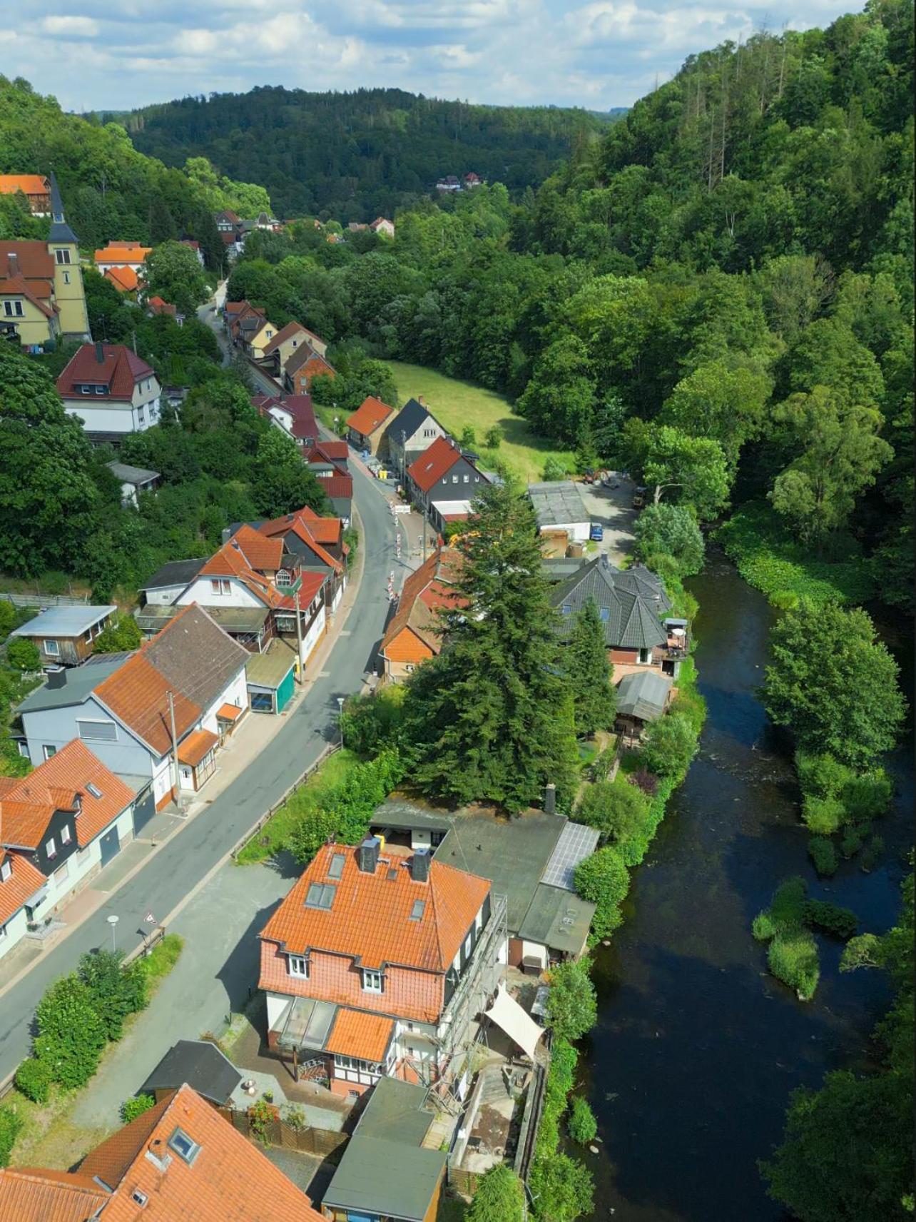 Haus Ludwig - Saniertes Fachwerkhaus Im Harz - 12 Personen Βίλα Thale Εξωτερικό φωτογραφία